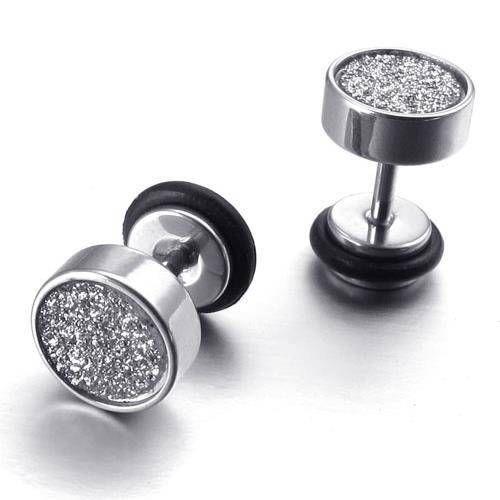Men's Silver Punk Earing