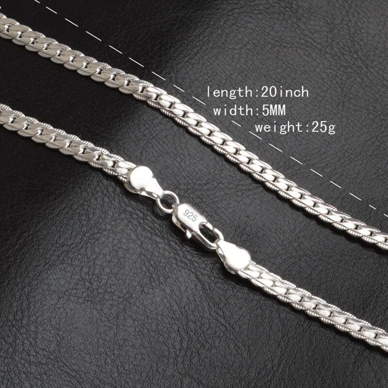 925 Sterling Silver Necklace Chain
