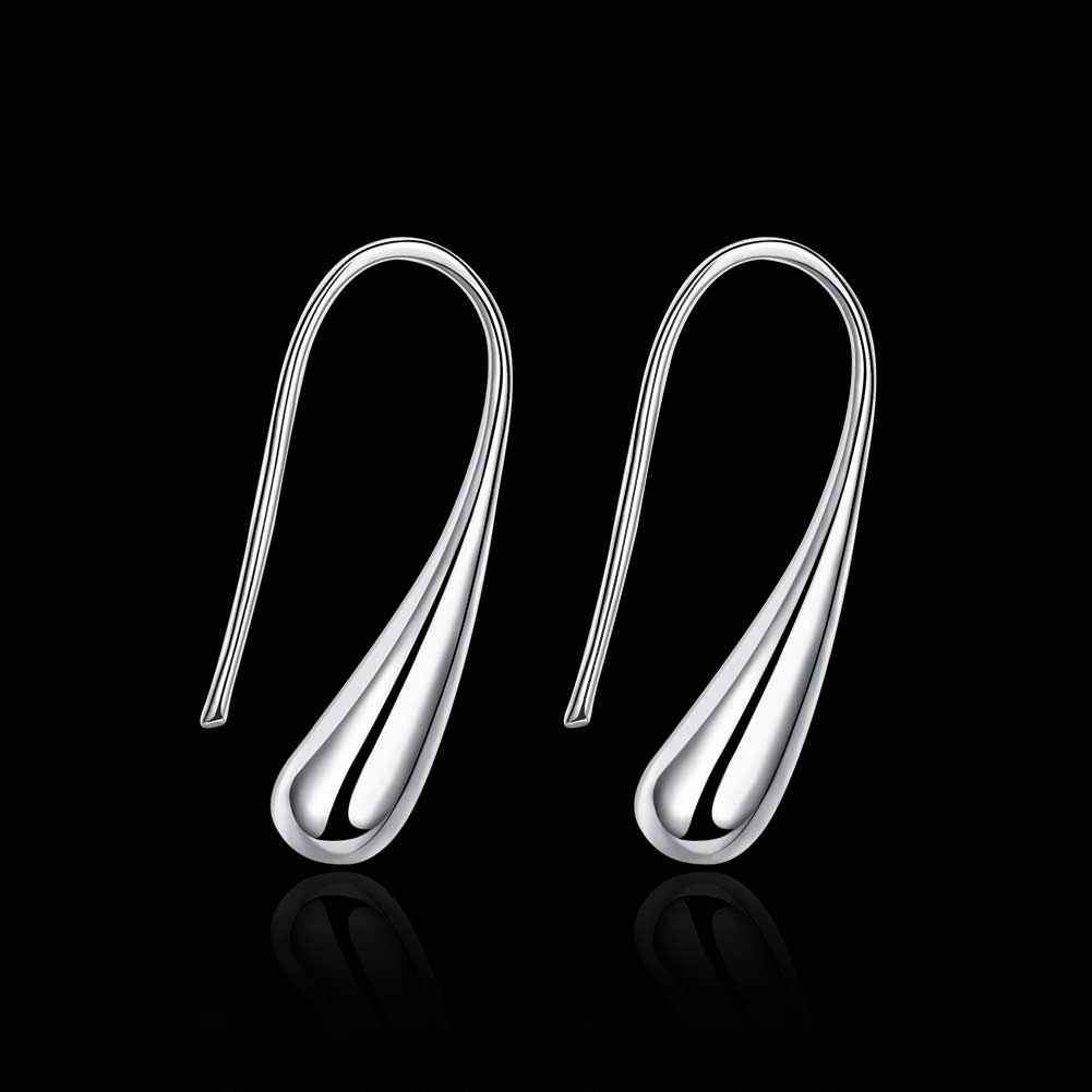 Silver Water-drop Earrings